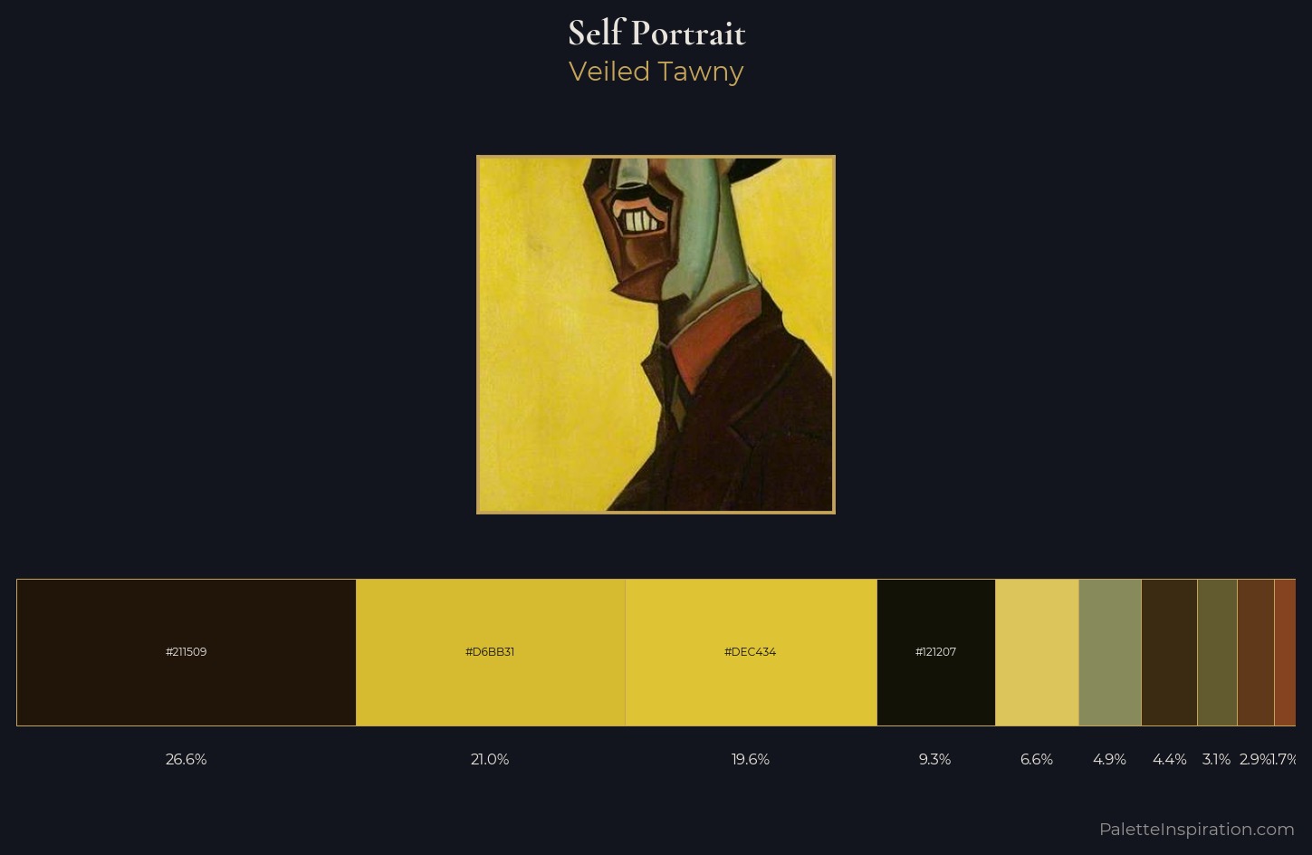 self-portrait Palette 33 — Veiled Tawny