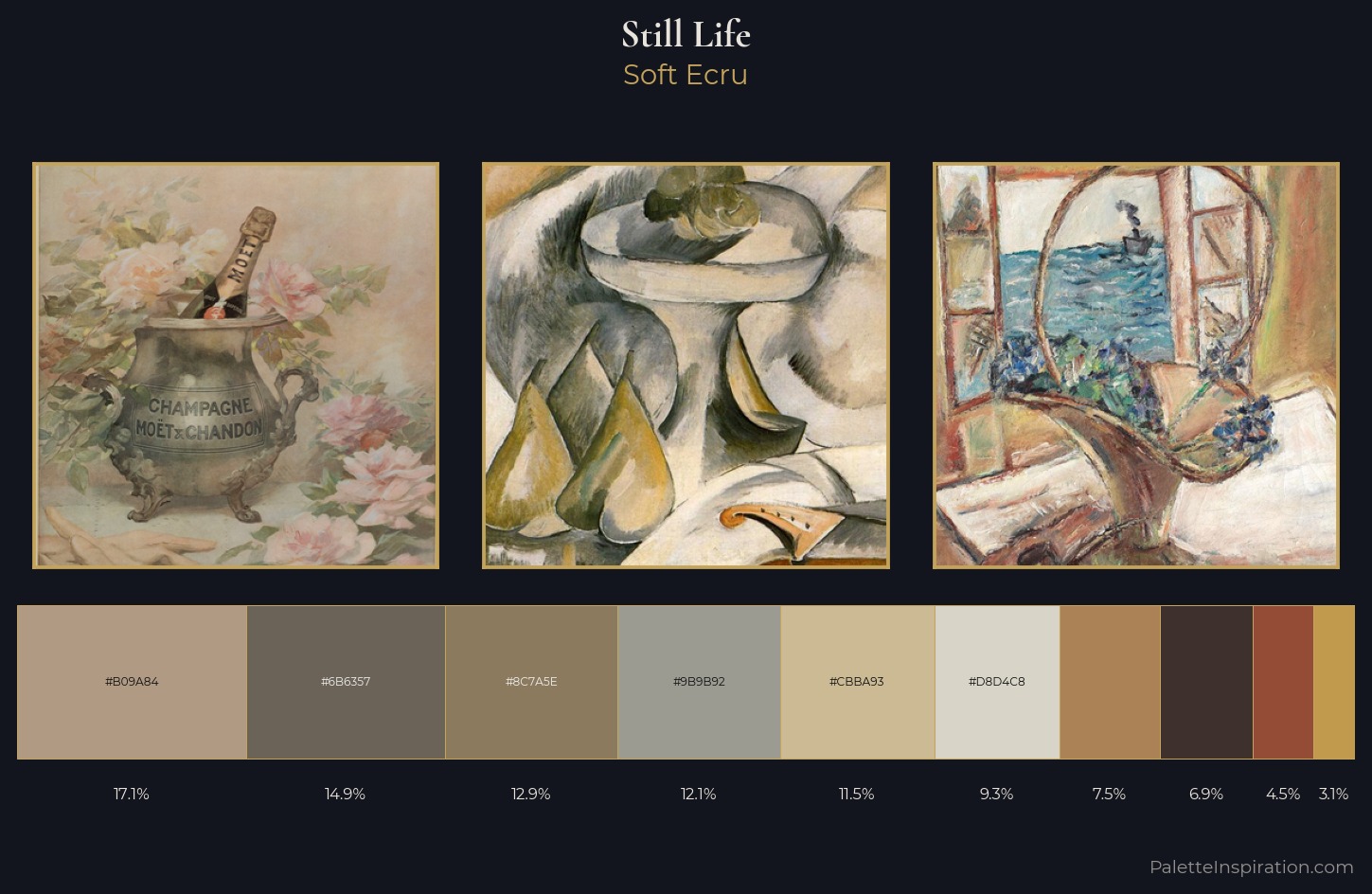 still life Palette 4 — Soft Ecru