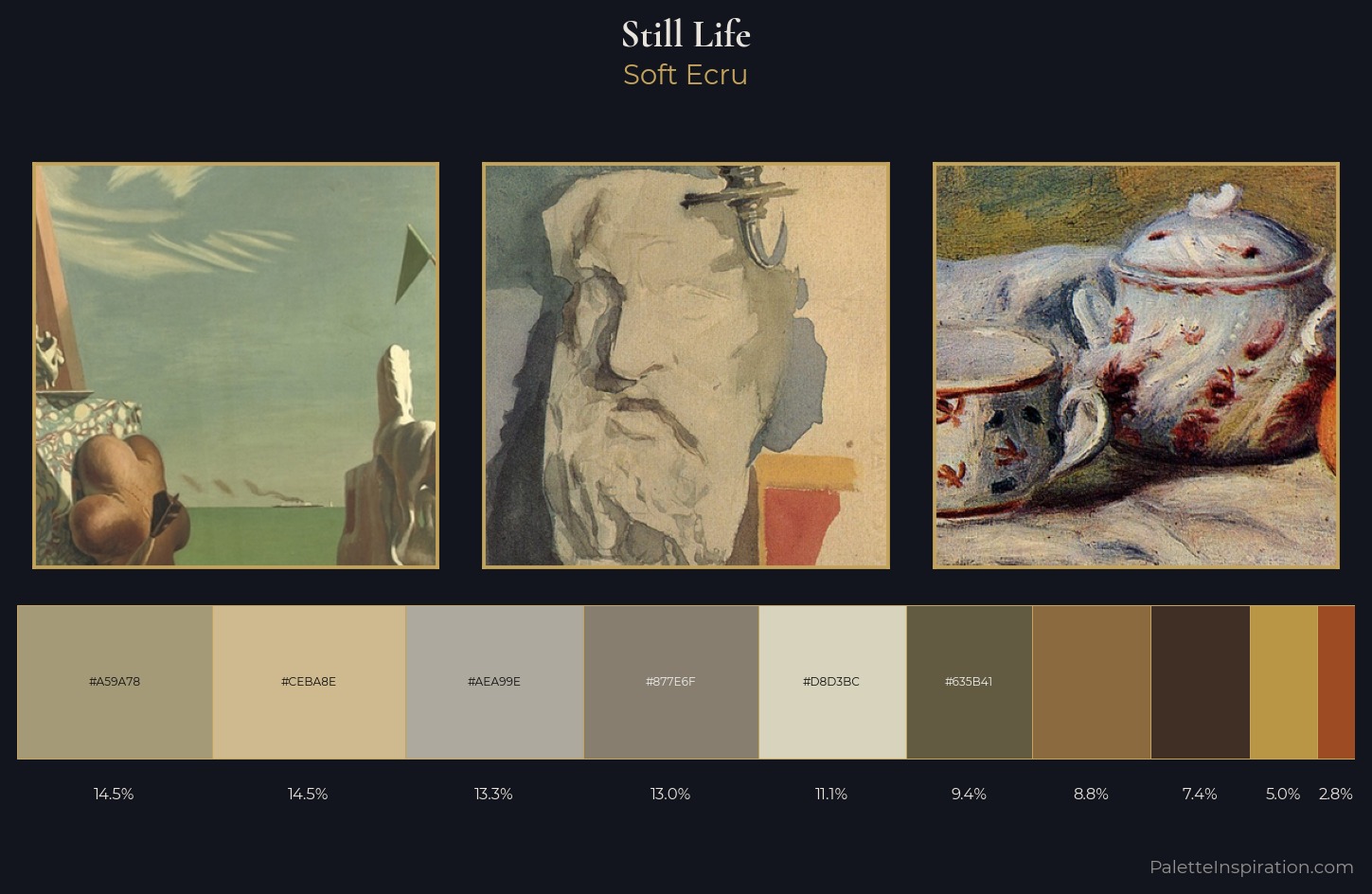 still life Palette 7 — Soft Ecru