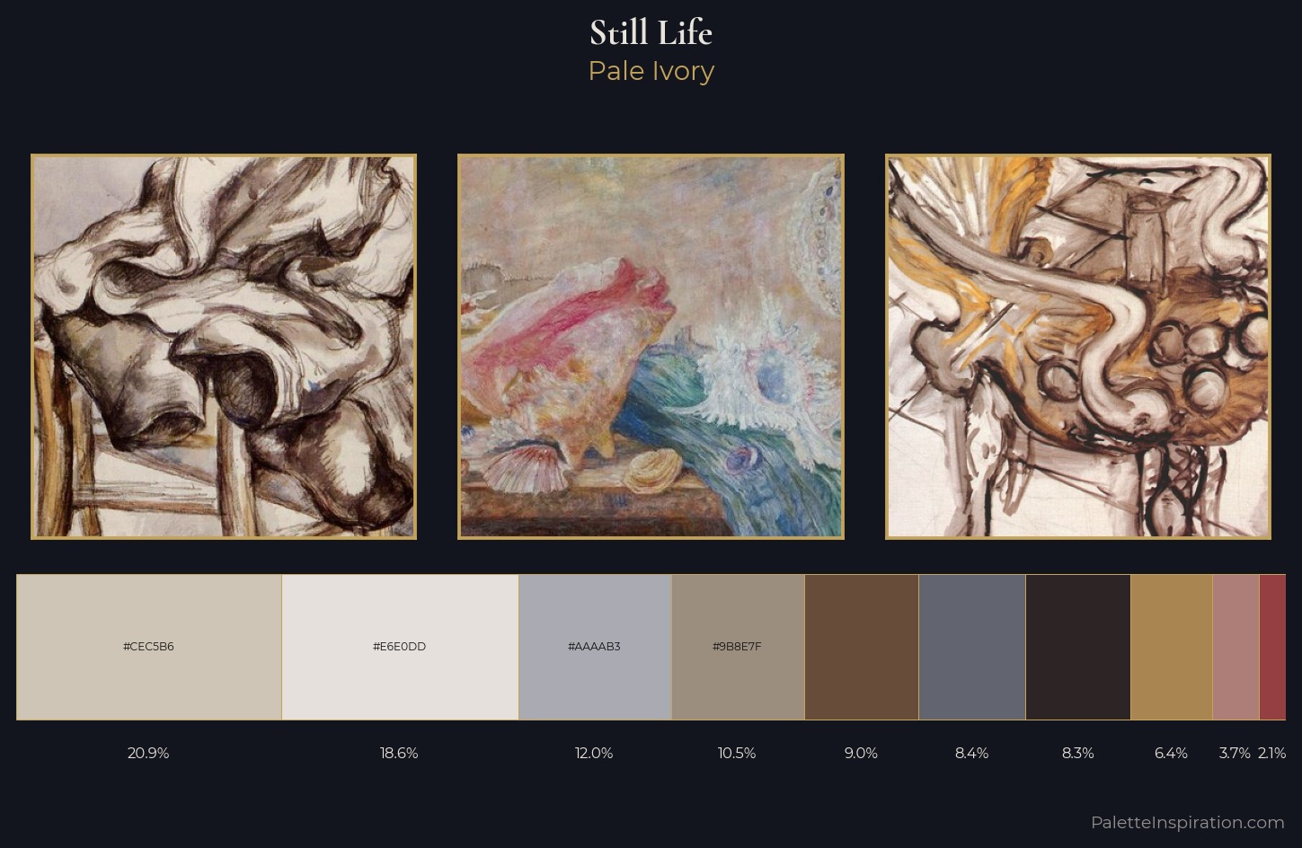 still life Palette 8 — Pale Ivory
