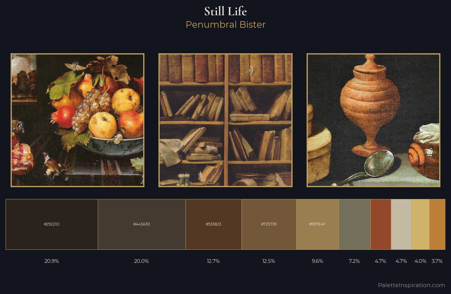 still life Palette 37 — Penumbral Bister