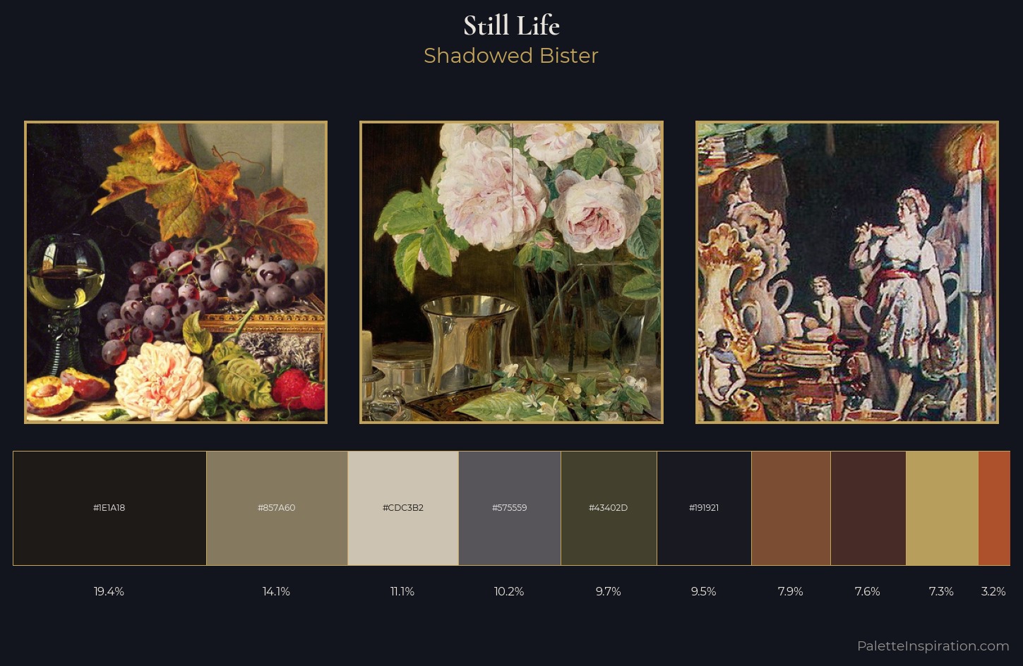 still life Palette 48 — Shadowed Bister