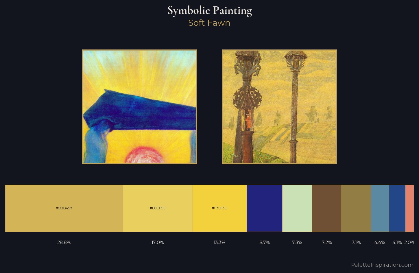symbolic painting Palette 6 — Soft Fawn