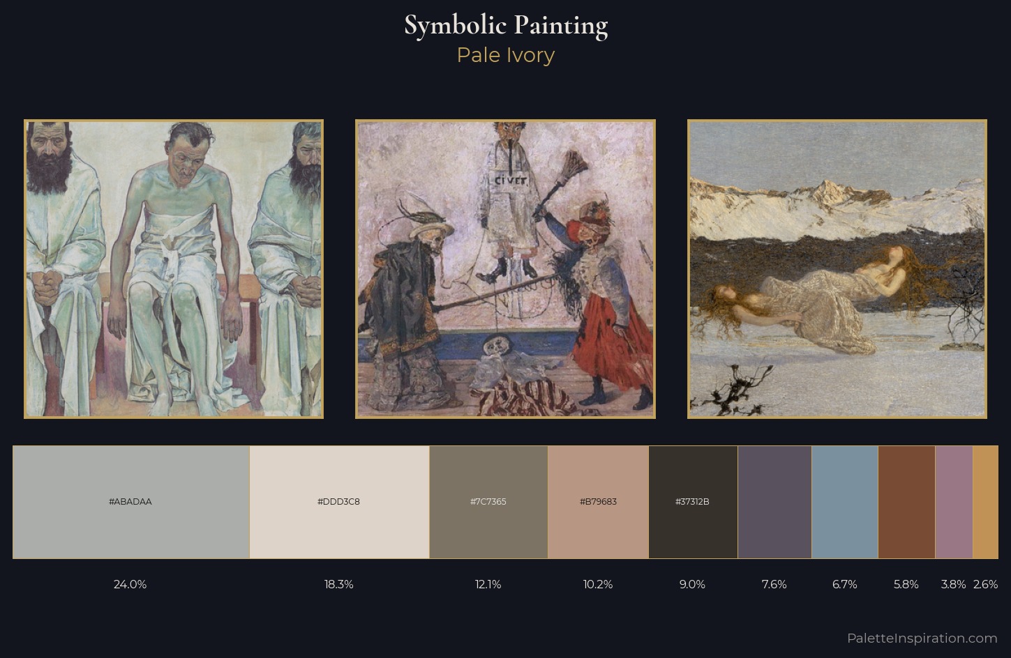 symbolic painting Palette 8 — Pale Ivory