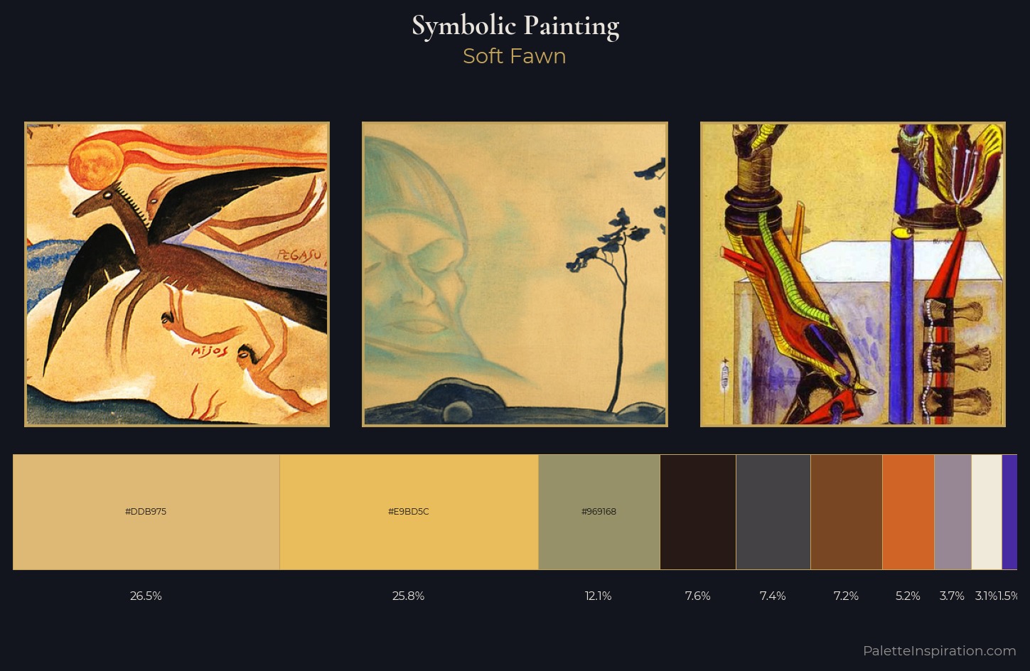 symbolic painting Palette 10 — Soft Fawn