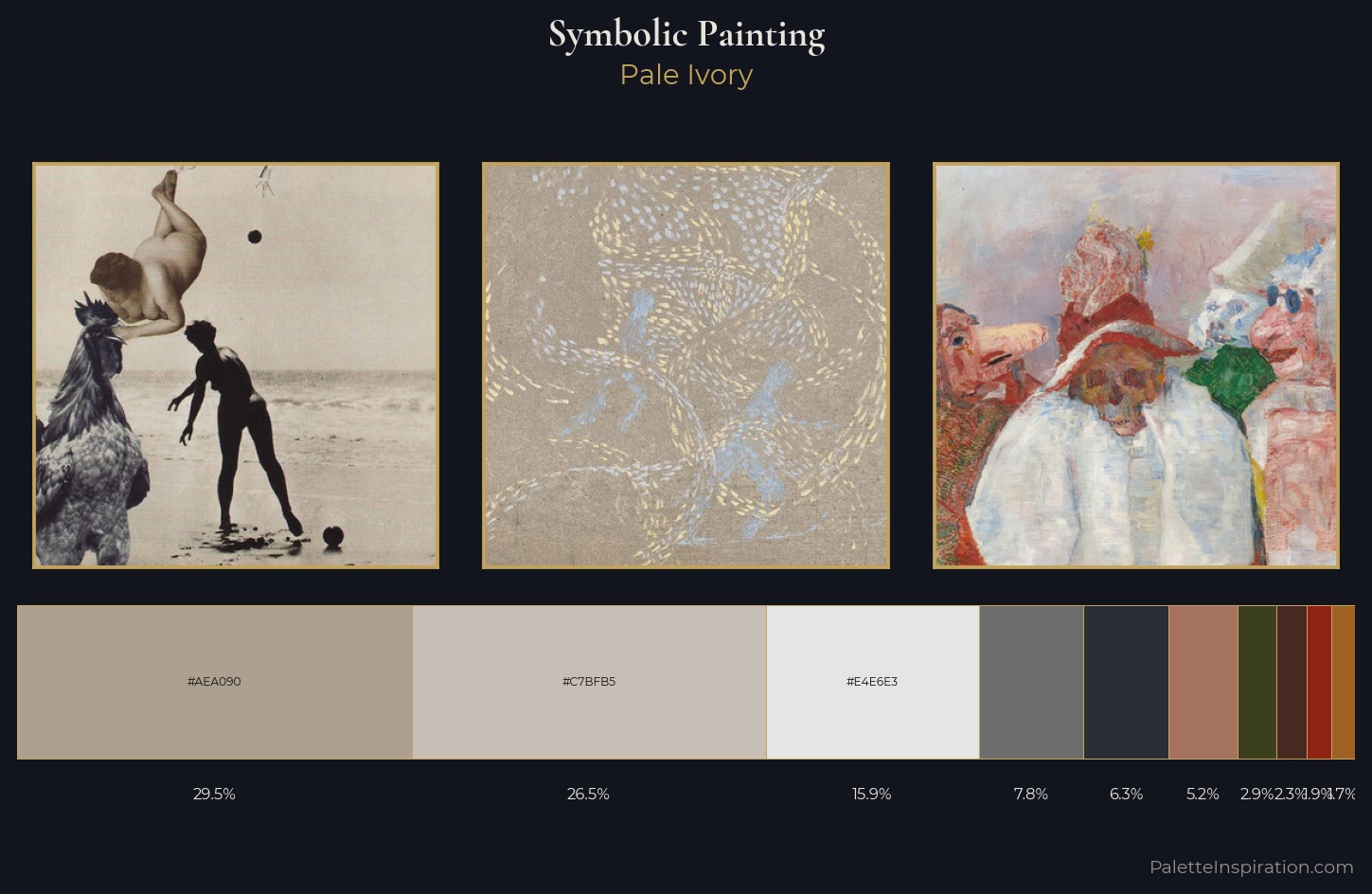 symbolic painting Palette 22 — Pale Ivory