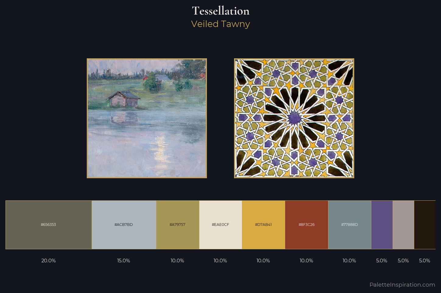 tessellation Master Palette — Veiled Tawny