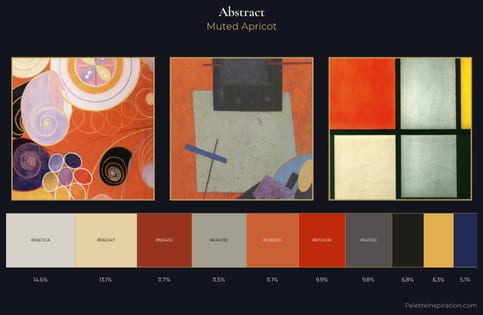 abstract Palette 24 - Muted Apricot