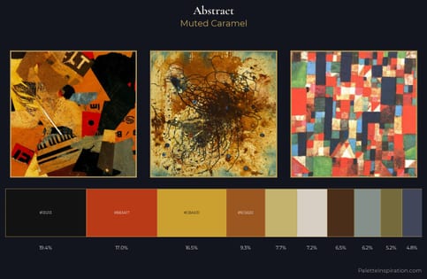 abstract Palette 27 - Muted Caramel
