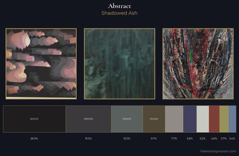 abstract Palette 32 - Shadowed Ash