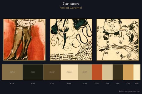 caricature Master Palette - Veiled Caramel
