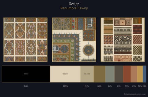 design Palette 20 - Penumbral Tawny