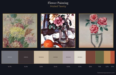 flower painting Palette 8