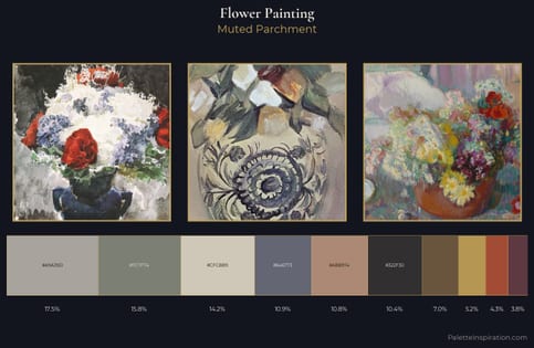 flower painting Palette 14