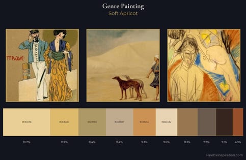 genre painting Palette 3