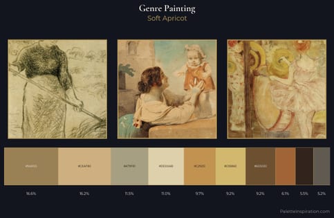 genre painting Palette 6