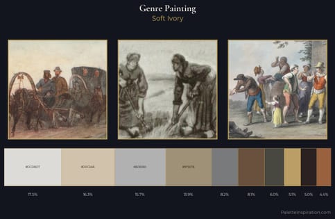 genre painting Palette 7