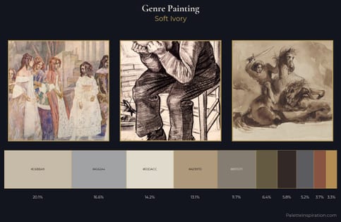 genre painting Palette 8