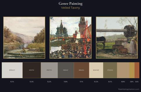 genre painting Palette 9