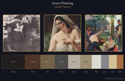 genre painting Palette 12