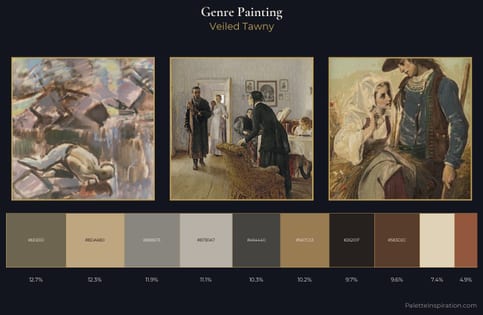 genre painting Palette 15