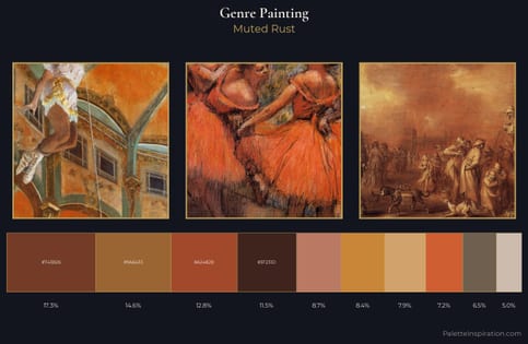 genre painting Palette 16