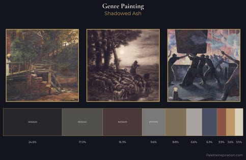 genre painting Palette 19