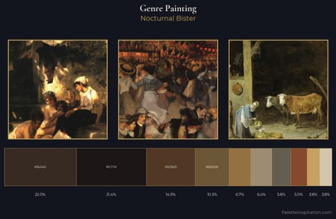 genre painting Palette 23