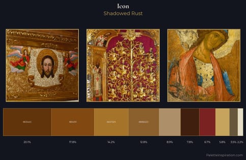 icon Palette 5 - Shadowed Rust