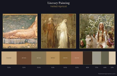 literary painting Palette 6