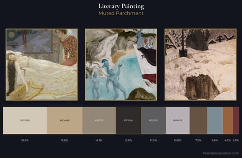 literary painting Palette 8