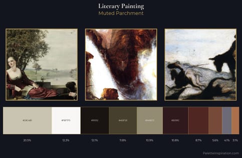 literary painting Palette 14