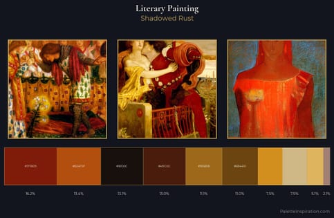 literary painting Palette 16