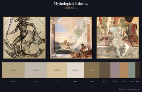 mythological painting Palette 6