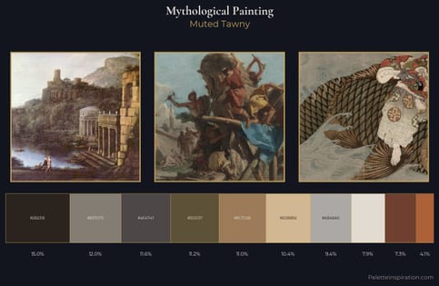 mythological painting Palette 17