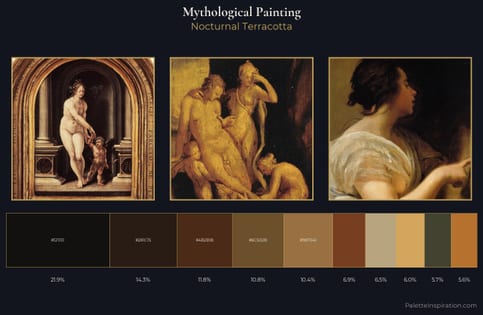 mythological painting Palette 38