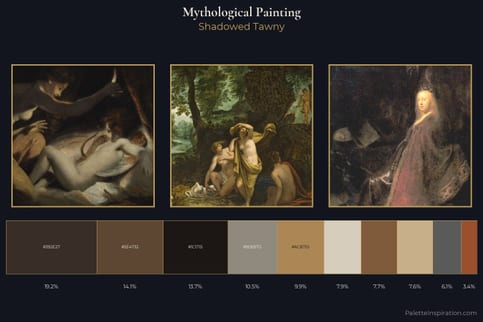 mythological painting Color Palette