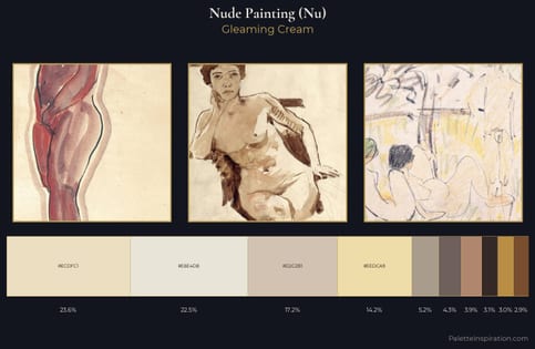 nude painting (nu) Palette 1