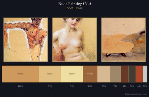 nude painting (nu) Palette 6