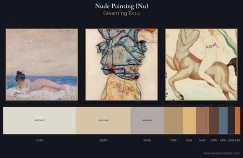 nude painting (nu) Palette 8