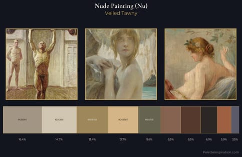 nude painting (nu) Palette 15