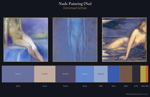 nude painting (nu) Palette 16