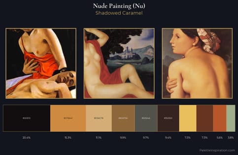 nude painting (nu) Palette 20