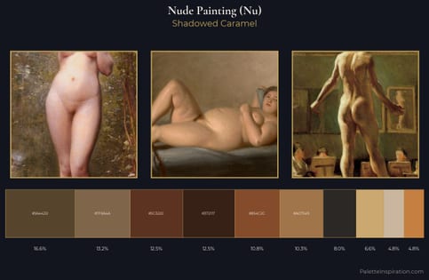 nude painting (nu) Palette 23