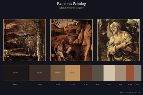 religious painting Color Palette