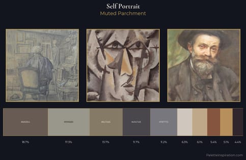 self-portrait Palette 14 - Muted Parchment