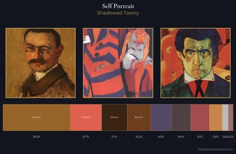 self-portrait Palette 29 - Shadowed Tawny