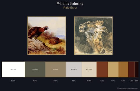wildlife painting Palette 6