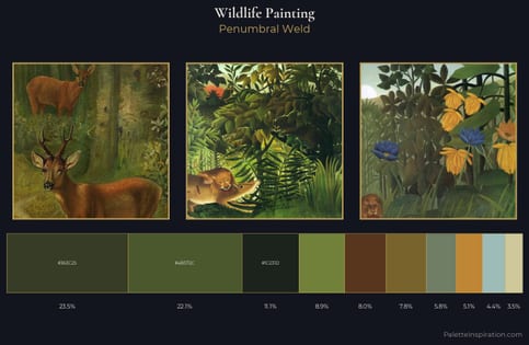 wildlife painting Palette 12