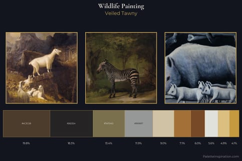 wildlife painting Color Palette